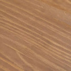 Struttura letto king-size in legno massello con testiera a pannelli, non necessita di rete a molle