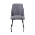 Jofran, Maddox Mid-Century Modern Faux Leather Upholstered Dining Chair (Set of 2)