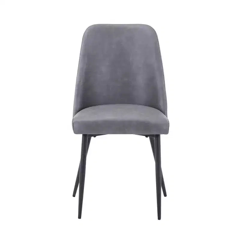 Jofran, Maddox Mid-Century Modern Faux Leather Upholstered Dining Chair (Set of 2)