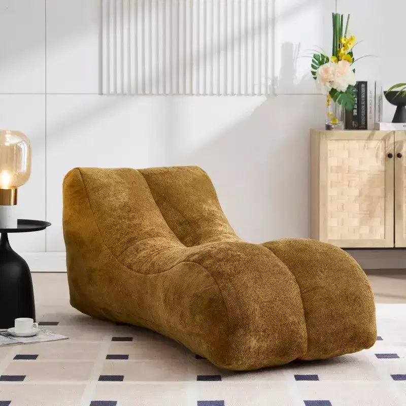 Poltrona Sacco da 150 cm, Poltrona Sacco con Fodera Ergonomica e Spugna ad Alta Elasticità, Divano da Terra Leggero per Soggiorno, Camera da Letto