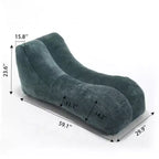 Poltrona Sacco da 150 cm, Poltrona Sacco con Fodera Ergonomica e Spugna ad Alta Elasticità, Divano da Terra Leggero per Soggiorno, Camera da Letto