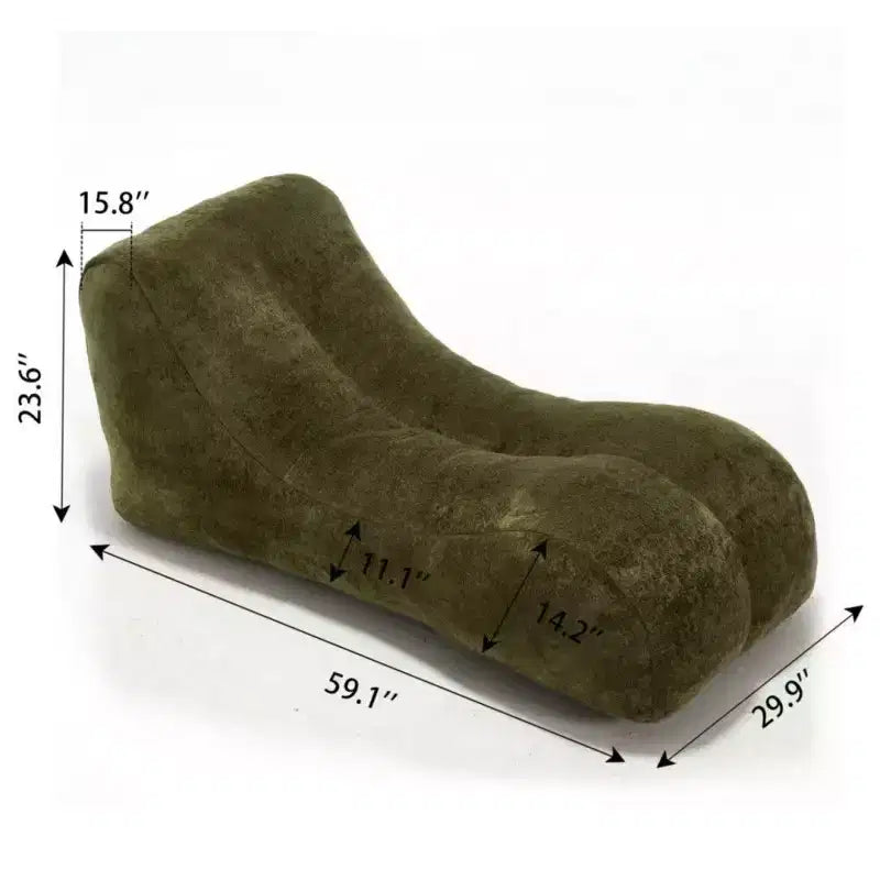 Poltrona Sacco da 150 cm, Poltrona Sacco con Fodera Ergonomica e Spugna ad Alta Elasticità, Divano da Terra Leggero per Soggiorno, Camera da Letto