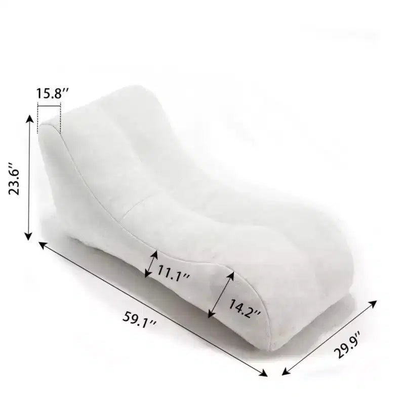 Poltrona Sacco da 150 cm, Poltrona Sacco con Fodera Ergonomica e Spugna ad Alta Elasticità, Divano da Terra Leggero per Soggiorno, Camera da Letto