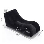 Poltrona Sacco da 150 cm, Poltrona Sacco con Fodera Ergonomica e Spugna ad Alta Elasticità, Divano da Terra Leggero per Soggiorno, Camera da Letto