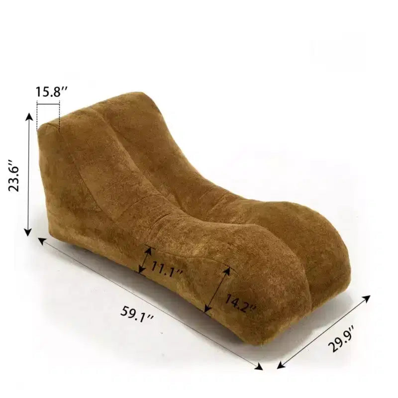 Poltrona Sacco da 150 cm, Poltrona Sacco con Fodera Ergonomica e Spugna ad Alta Elasticità, Divano da Terra Leggero per Soggiorno, Camera da Letto