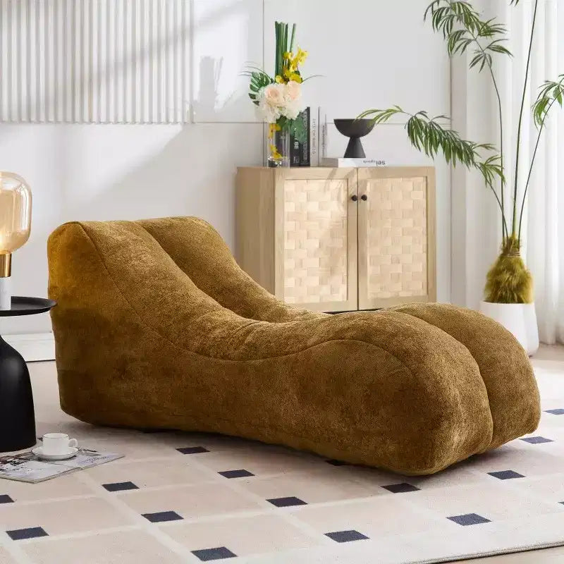Poltrona Sacco da 150 cm, Poltrona Sacco con Fodera Ergonomica e Spugna ad Alta Elasticità, Divano da Terra Leggero per Soggiorno, Camera da Letto