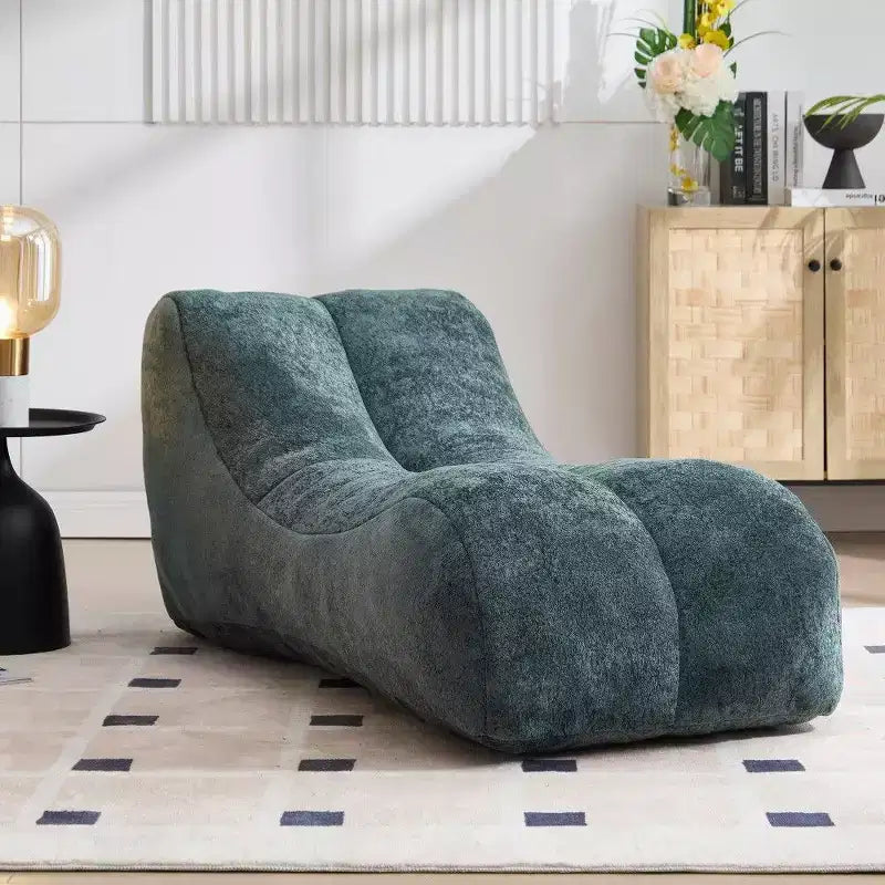 Poltrona Sacco da 150 cm, Poltrona Sacco con Fodera Ergonomica e Spugna ad Alta Elasticità, Divano da Terra Leggero per Soggiorno, Camera da Letto