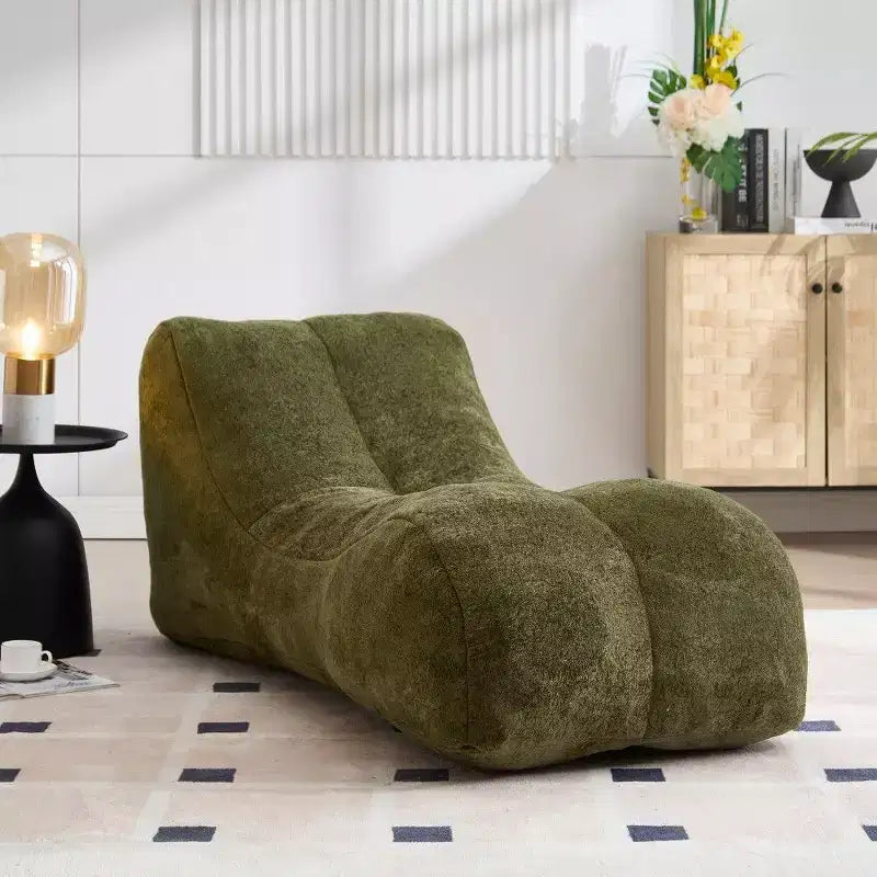 Poltrona Sacco da 150 cm, Poltrona Sacco con Fodera Ergonomica e Spugna ad Alta Elasticità, Divano da Terra Leggero per Soggiorno, Camera da Letto