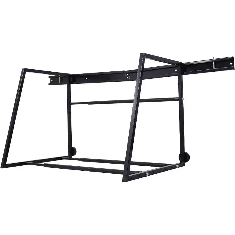 Scaffale da garage regolabile per impieghi gravosi - Porta pneumatici multiplo per organizzare il garage (Nero, 64.5*28*28 pollici)