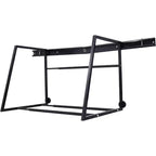 Scaffale da garage regolabile per impieghi gravosi - Porta pneumatici multiplo per organizzare il garage (Nero, 64.5*28*28 pollici)