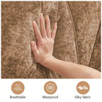 Tessuto in morbido velluto a forma di L, spugna inferiore ad alta densità 32D, design ergonomico inferiore, design antiscivolo, pouf mobile