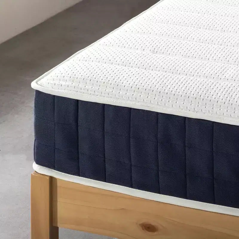 Materasso Ibrido in Memory Foam a Molle Insacchettate da 10 Pollici al Tè Verde