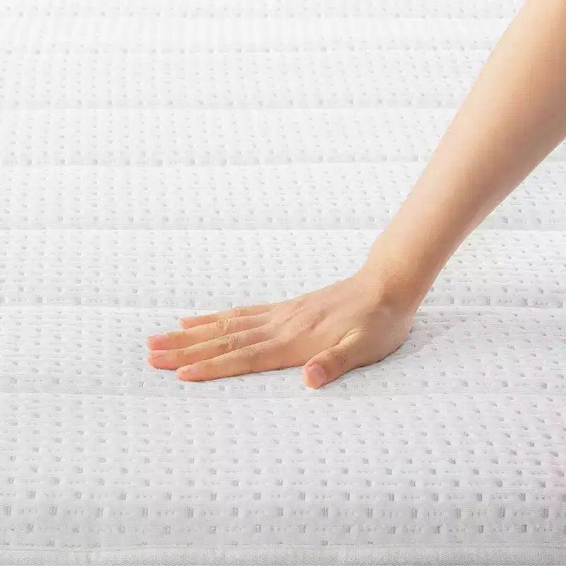 Materasso Ibrido in Memory Foam a Molle Insacchettate da 10 Pollici al Tè Verde